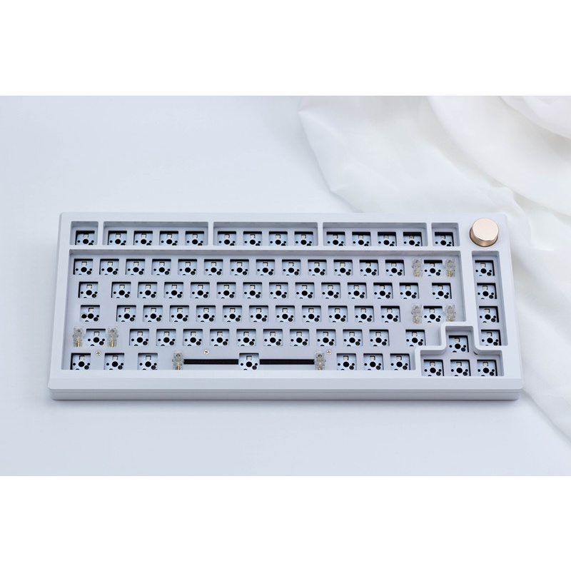 Kit bàn phím cơ Nexttime 75 vỏ nhôm led RGB và led Viền | Only kit