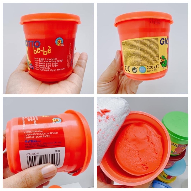 Đất nặn cao cấp Giotto BeBe  220gr/hộp - chọn màu