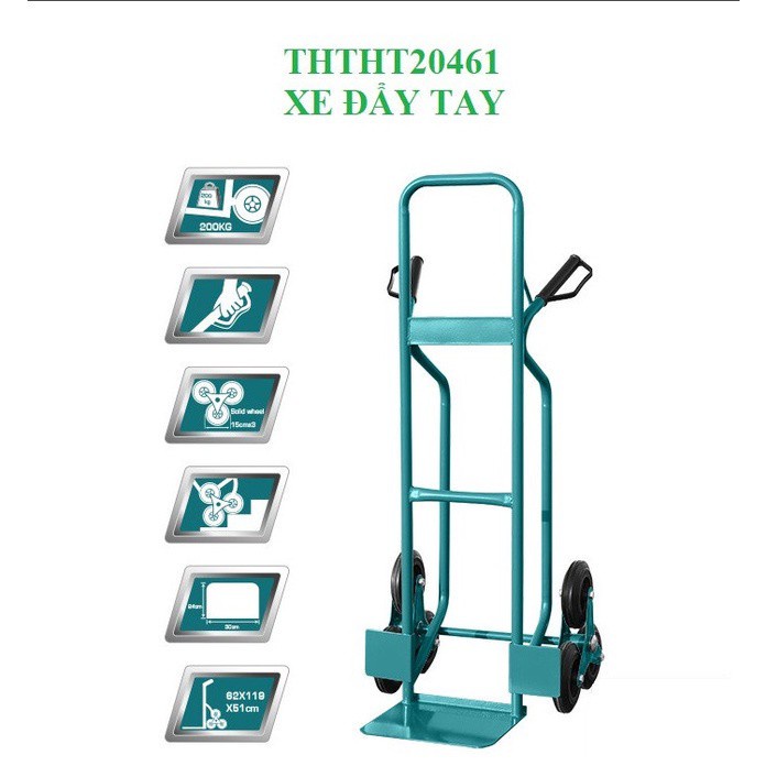 Xe đẩy hàng bằng tay Total THTHT20461