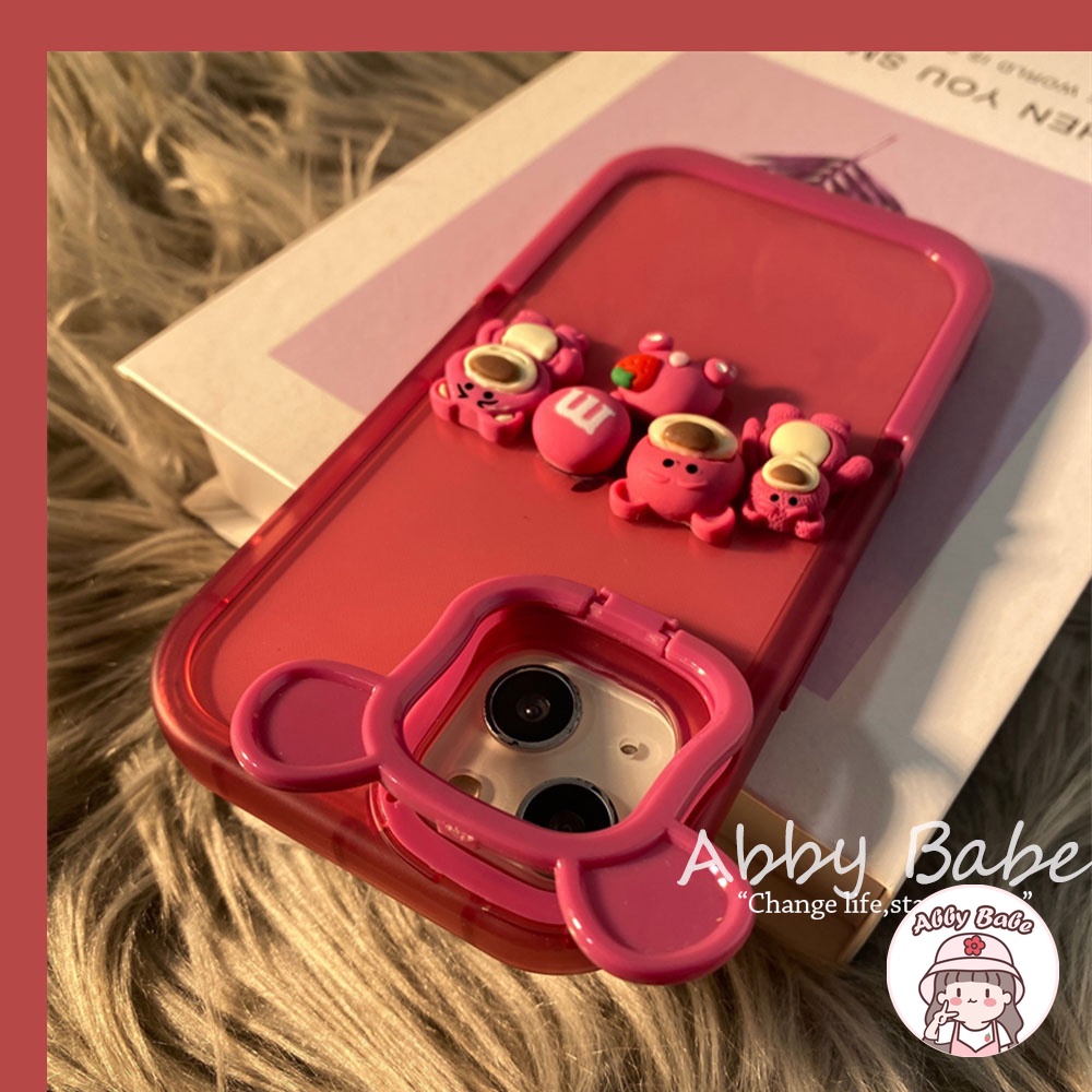 Ốp Điện Thoại TPU Mềm Mỏng Hình Tai Gấu 3D Chống Mồ Hôi Cho Iphone 14 Pro Max 11 7Plus 13 12 11 Pro Max X XS 12 XR