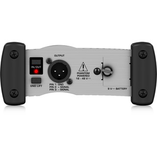 DI BOXES - BEHRINGER DI100 - Professional Battery/Phantom Powered DI-Box