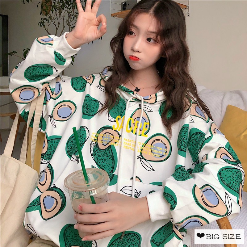 Sale 69% Áo hoodie form rộng phong cách Hàn Quốc trẻ trung dành cho nữ, Giá gốc 235000đ- 25C26 | BigBuy360 - bigbuy360.vn