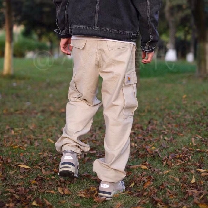 ▶Hàng Có Sẵn Quần Túi Hộp Dây Rút Nhiều Túi Carhartt Cổ Điển Đường Phố Giản Dị