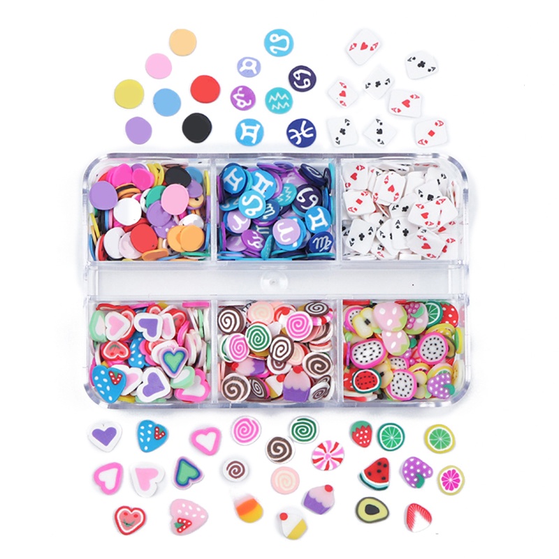 Set 200 Phụ Kiện Trang Trí Móng Tay 3D Chủ Đề Giáng Sinh
