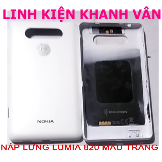 NẮP LƯNG LUMIA 820 MÀU TRẮNG