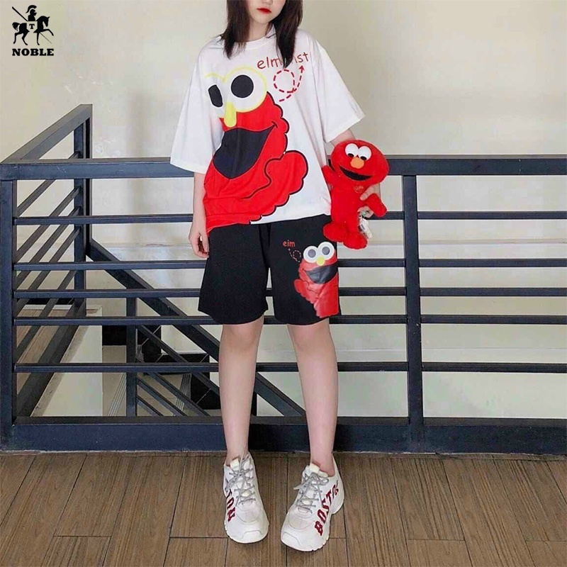 [Freeship] Set bộ quần áo thun nam nữ, cáo cặp, đồ đôi đi biển thời trang NOBLE TP034