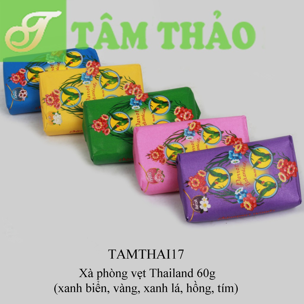 Xà phòng vẹt Thailand 60g 006305,011927,011910,010142,010128,008064,008088,006299,002796