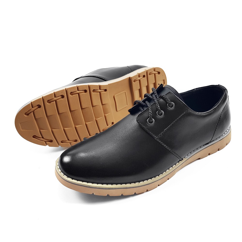 Giày Dr Nam Da Bò Thật Buộc Dây DR01ES