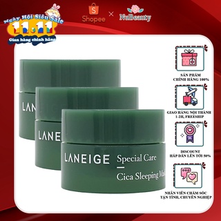 Mặt Nạ Ngủ Laneige Cica Sleeping Mask Mini Size 10ml #XANH ĐẬM