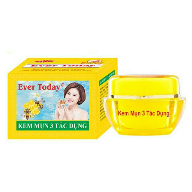 Kem Ever Today Mụn 3 Tác dụng