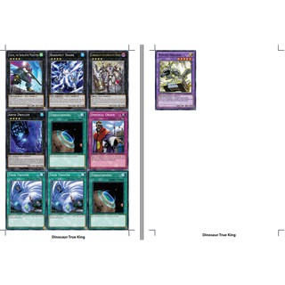 [BÀI IN] Yugioh Deck Dinosaur True King