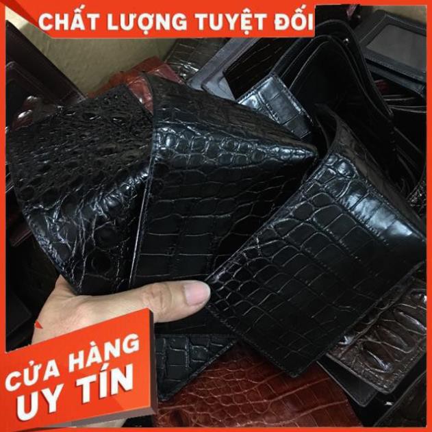 [ Da Cao Cấp 100% ] Bóp Da Cá Sấu Ví Da Cá Sấu Phụ Kiện Da 100% Da Cá Sấu Thật | BigBuy360 - bigbuy360.vn