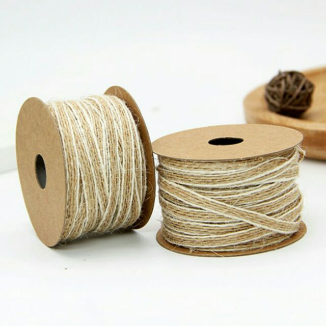 2m / 10 mét dây thừng gai bện bản 0.5cm - Trang trí handmade, gói quà