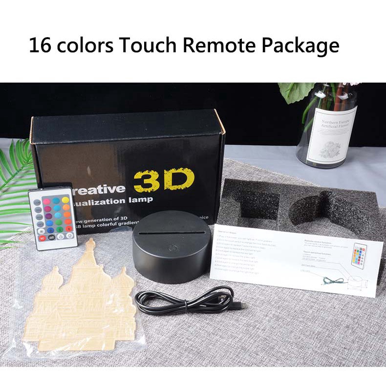 Đèn Led 3d Để Bàn Trang Trí