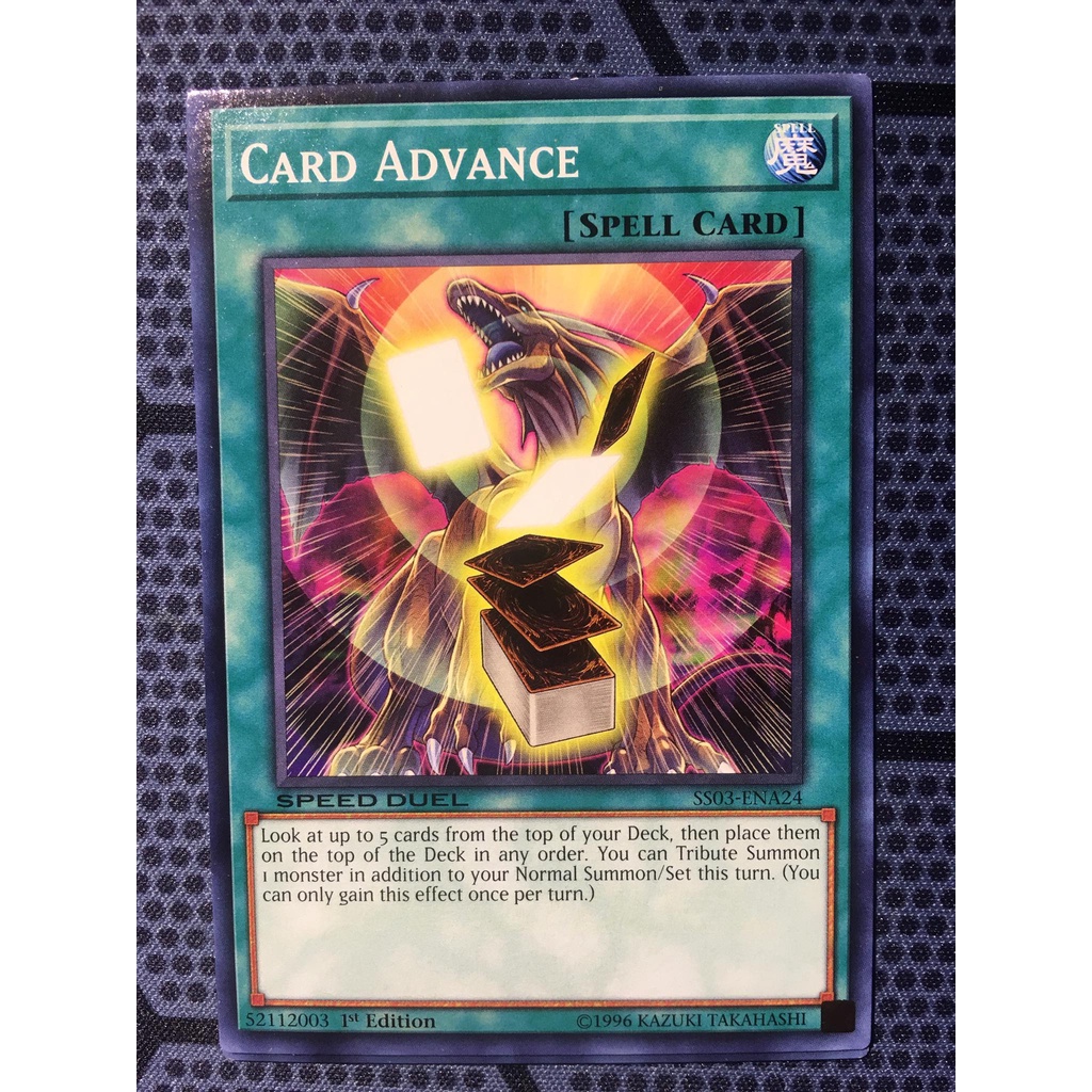 Lá bài speed duel - Card Advance - SS03-ENA24 - Common 1st Edition hoặc sgx1