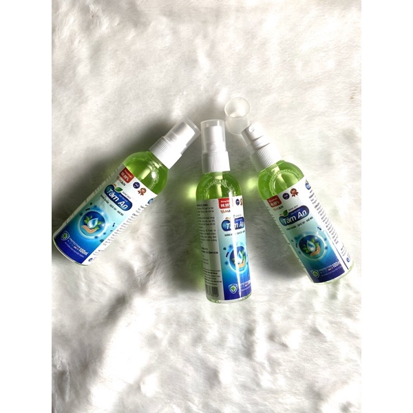 Xịt rửa tay khô Tâm An chai 100ml | BigBuy360 - bigbuy360.vn