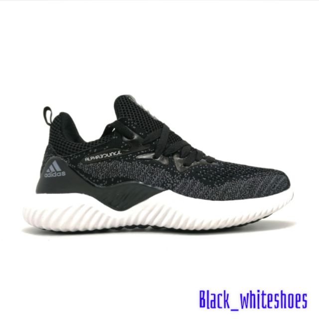 [Fullbox] Giầy tập gym Alphabounce đen phối trắng nam nữ