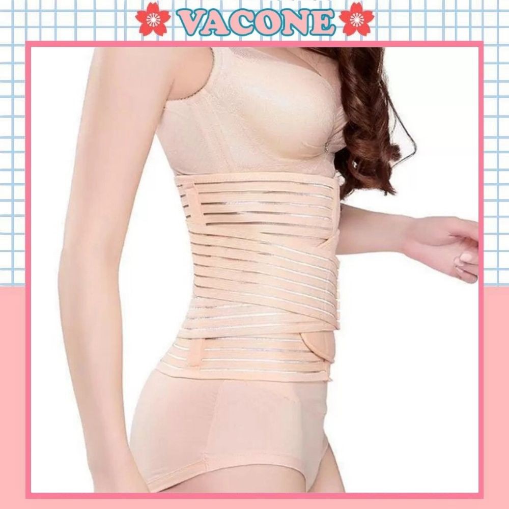Đai gen nịt bụng Vacone đai nịt bụng định hình cho mẹ sau sinh cao cấp GN11