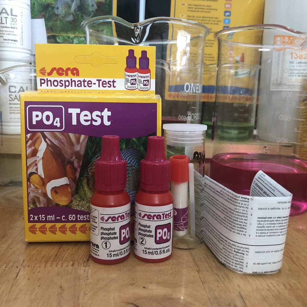 Bộ dụng cụ TEST phosphate PO4 SERA
