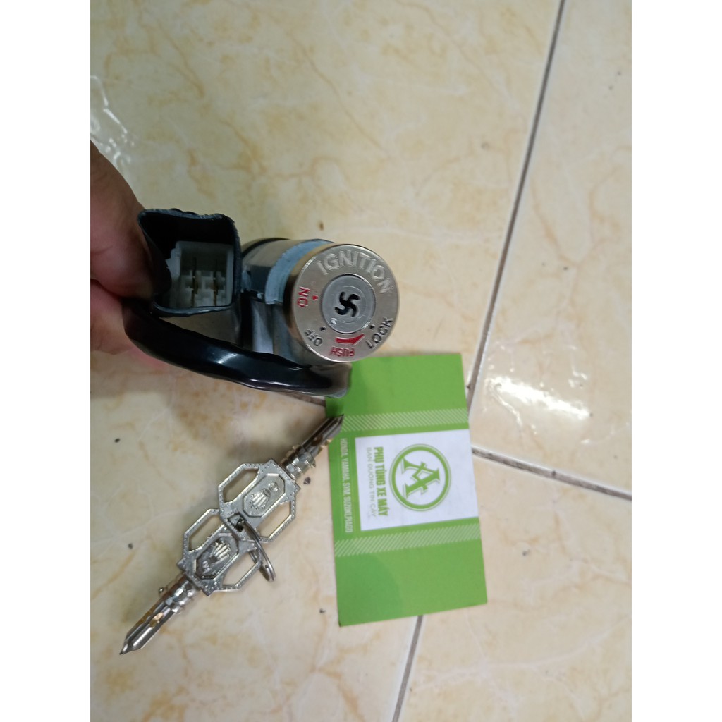 Khoá Xe Wave,Dream 4 cạnh