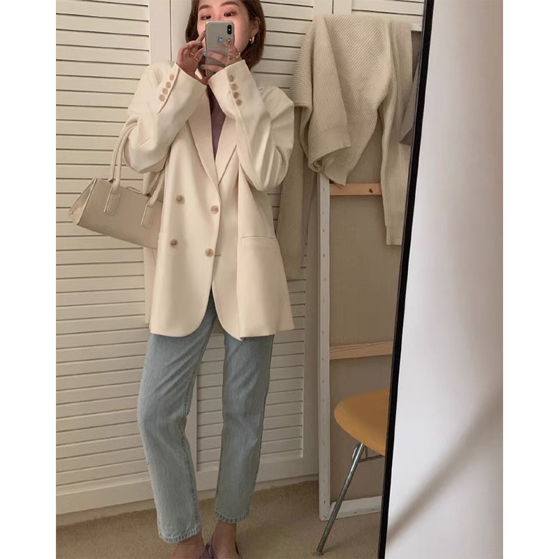 Korean Blazer áo khoác phong cách Hàn Quốc.[ảnh thật ở cuối]