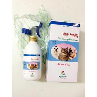 Thuốc xịt, phun ve chó Veme Frondog 250ml