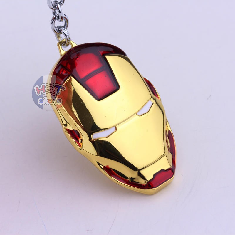 Móc khóa mặt nạ Iron Man