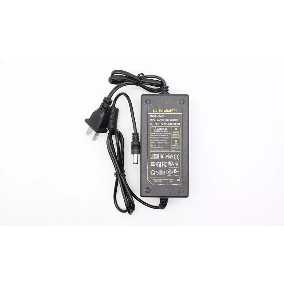 Nguồn led 12V 5A Bộ đổi nguồn điện 220v sang 12V-5A   - Bộ Adapter Chuyển Nguồn 12v 5A