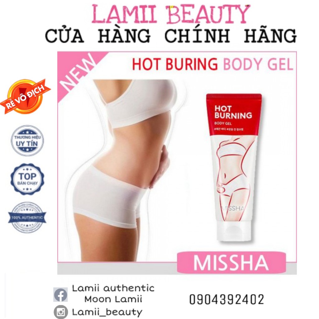 Kem Tan Mỡ Missha Hot Burning Perfect Body Gel Missha