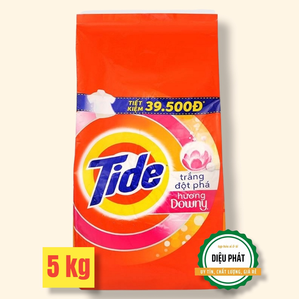 ⚡️ Bột Giặt Tide Trắng Đột Phá Hương Downy Túi 5kg