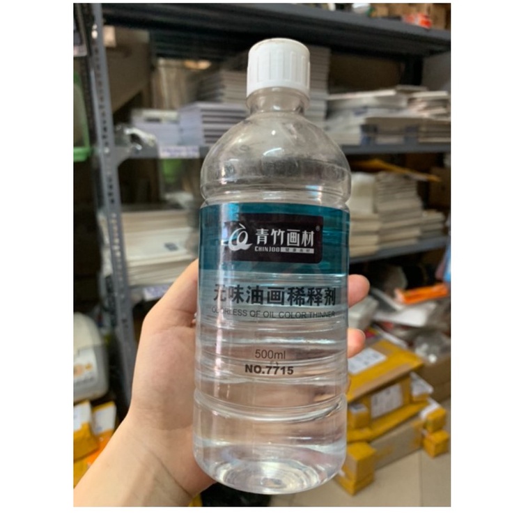 Dầu thông để rửa bút và vẽ tranh sơn dầu- 500ml❤️ bảo vệ bút không bị hỏng