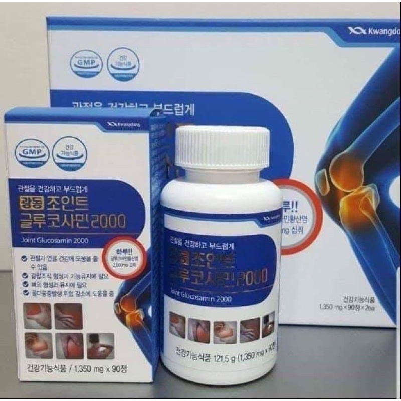 Viên Uống Bổ Khớp Glucosamin KWANGDONG hộp 180 viên Hàn Quốc