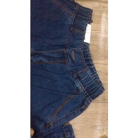Quần Jeans giấy,  culottes Jeans gấy dáng dài ống rộng siêu Hot dáng suông - cạp chun thoải mái