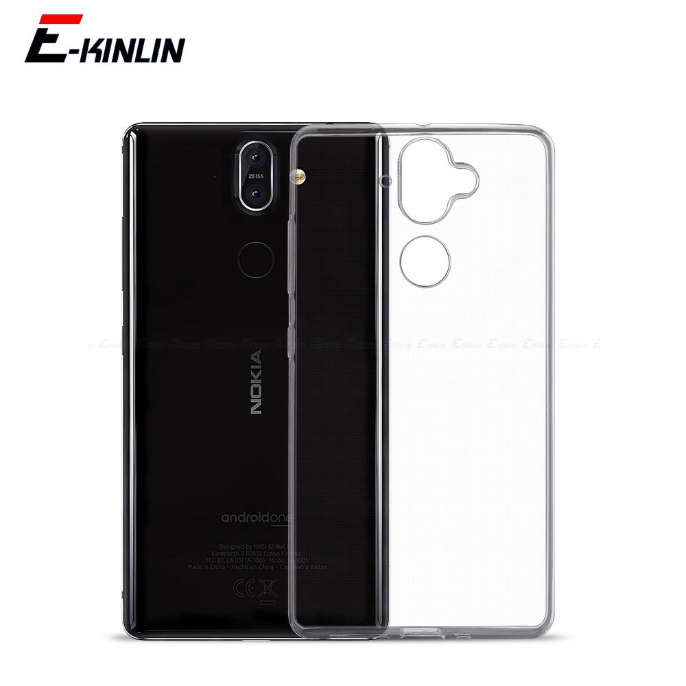 Ultra Ốp Điện Thoại Silicon TPU Mềm Trong Suốt Siêu Mỏng Cho Nokia 2.1 2.2 2.3 3.1 3.2 3.4 4.2 5.1 5.3 5.4 6.1 Plus 6.2 7.1 7.2 8.1 8.3