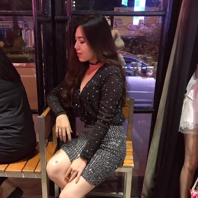 FREESHIP Chân váy bạc lingling next hình thật baonhi29