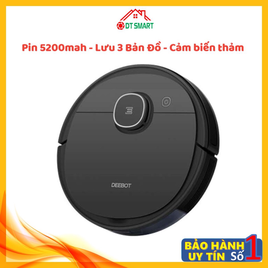 [Mã 55ELSALE2 giảm 5% đơn 3TR] Robot hút bụi lau nhà Ecovacs Deebot T5 Power - bản nâng cấp của Ecovacs Deebot T5 max