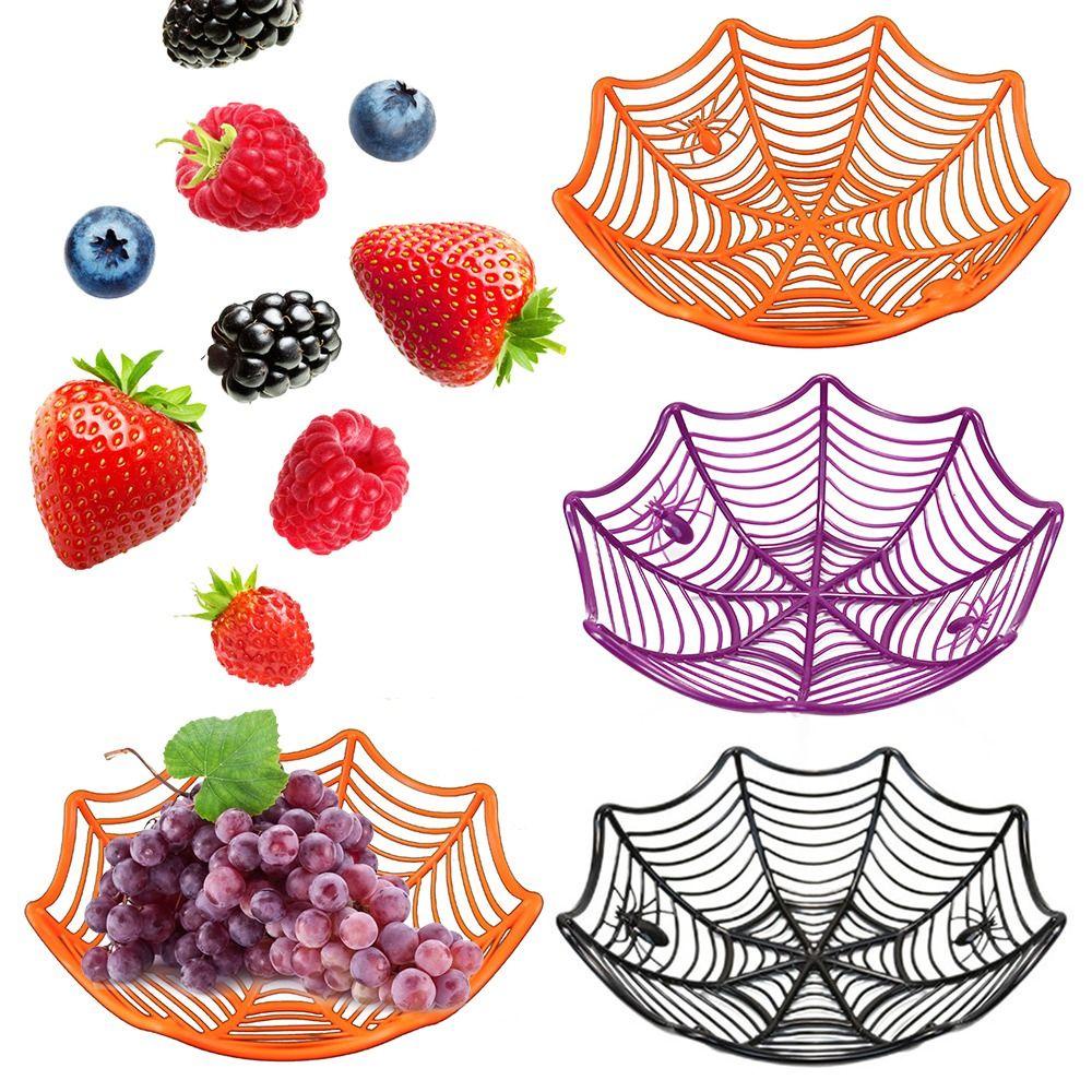 LANSEL Tô Đựng Trái Cây Hình Nhện Trang Trí Halloween