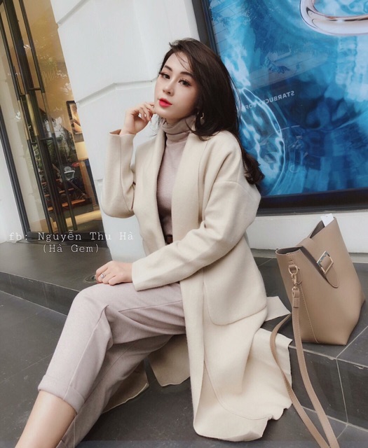 Áo khoác cardigan dáng dài