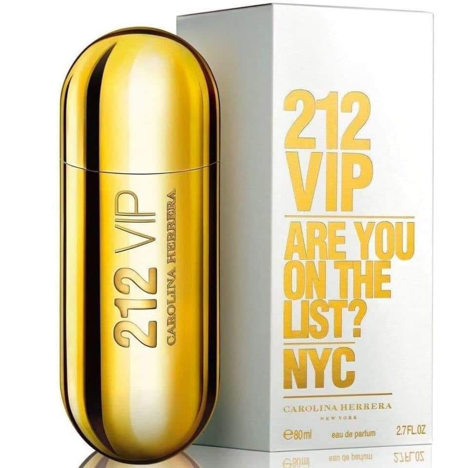 Nước Hoa Nữ 212 VIP Women EDP 80ml nước hoa nữ thơm lâu mùi ngọt nước hoa 212 nữ vàng