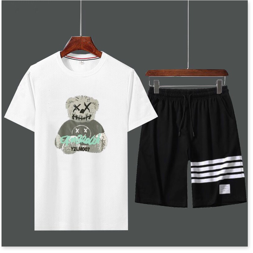 SET BỘ THUN HÈ ÁO THUN QUẦN NGẮN THỂ THAO , THỜI TRANG MỚI , PHONG CÁCH HÀN THỜI TRANG KME FASHION