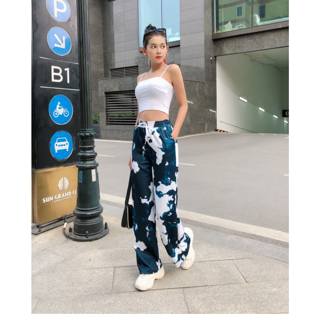 Set bộ nữ, set bộ thể thao loang màu chất thun cao cấp freesize 44-54kg SKUS-125