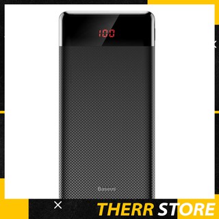 Pin sạc dự phòng nhanh Baseus siêu mỏng 10000 mAh có màn hình LCD & 2 cổng USB