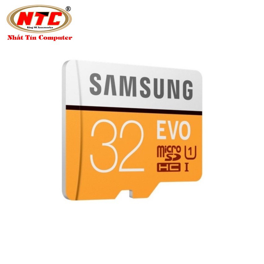 Thẻ Nhớ MicroSDHC Samsung Evo 32gb UHS-I U1 95MB/s kèm Adapter (Cam)