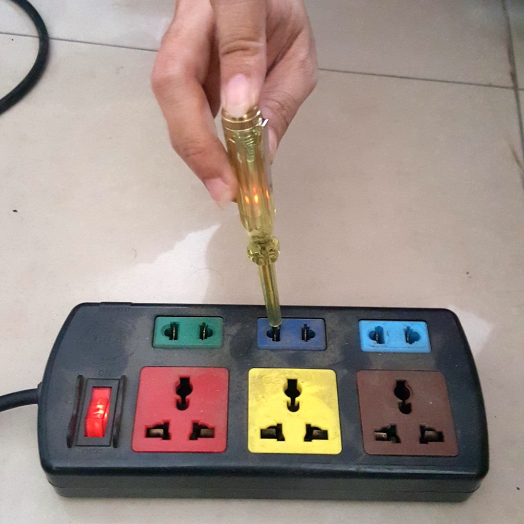 BÚT THỬ ĐIỆN ĐẦU DẸP KAPUSI THÂN VÀNG CAO CẤP