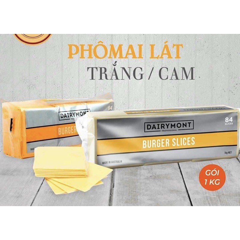 Phô mai DIRYMONT  1kg trắng và cam
