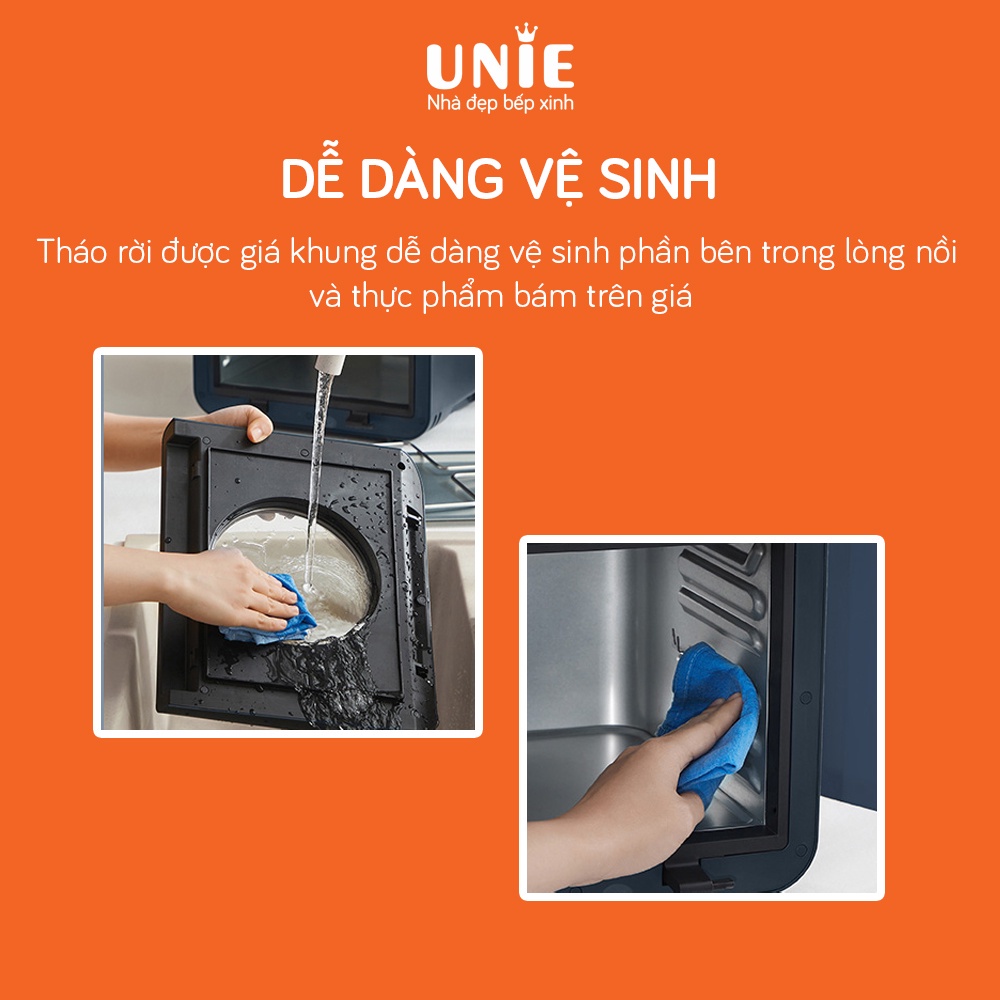 Nồi chiên hơi nước UNIE Steam Color (15 Lít) Hàng chính hãng