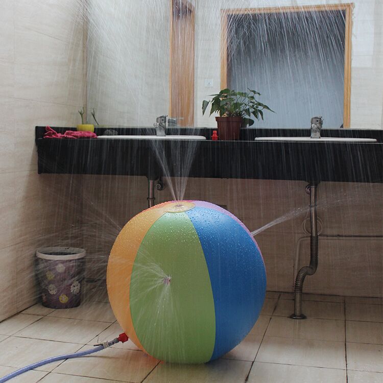 Quả bóng bơm hơi phun nước làm đồ chơi khi tắm từ PVC dành cho trẻ em
