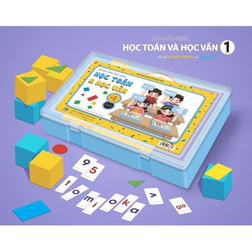 BỘ ĐỒ DÙNG THỰC HÀNH HỌC TOÁN VÀ HỌC VẦN LỚP 1