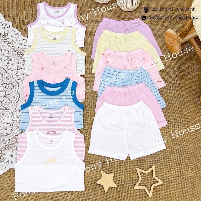 NOUS Bộ ba lỗ Nous petit Bộ sát nách Nous Doux