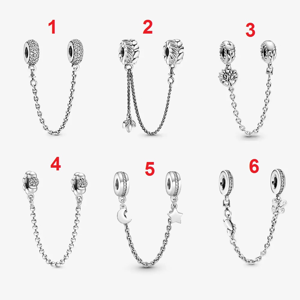 Bộ sưu tập charm xích Safety charm- Trang sức Bạc Venus